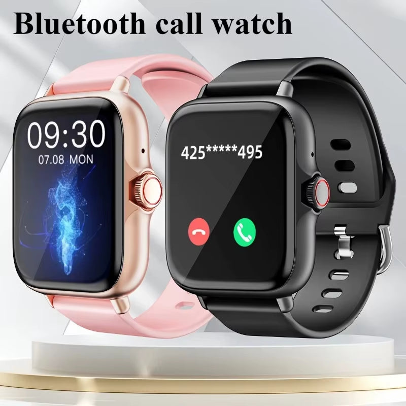 2025 New Smart Watch for Men Women 1.83Inch Full Touch Display BT Call Sports Monitoring Smartwatch for Android&Ios Phone