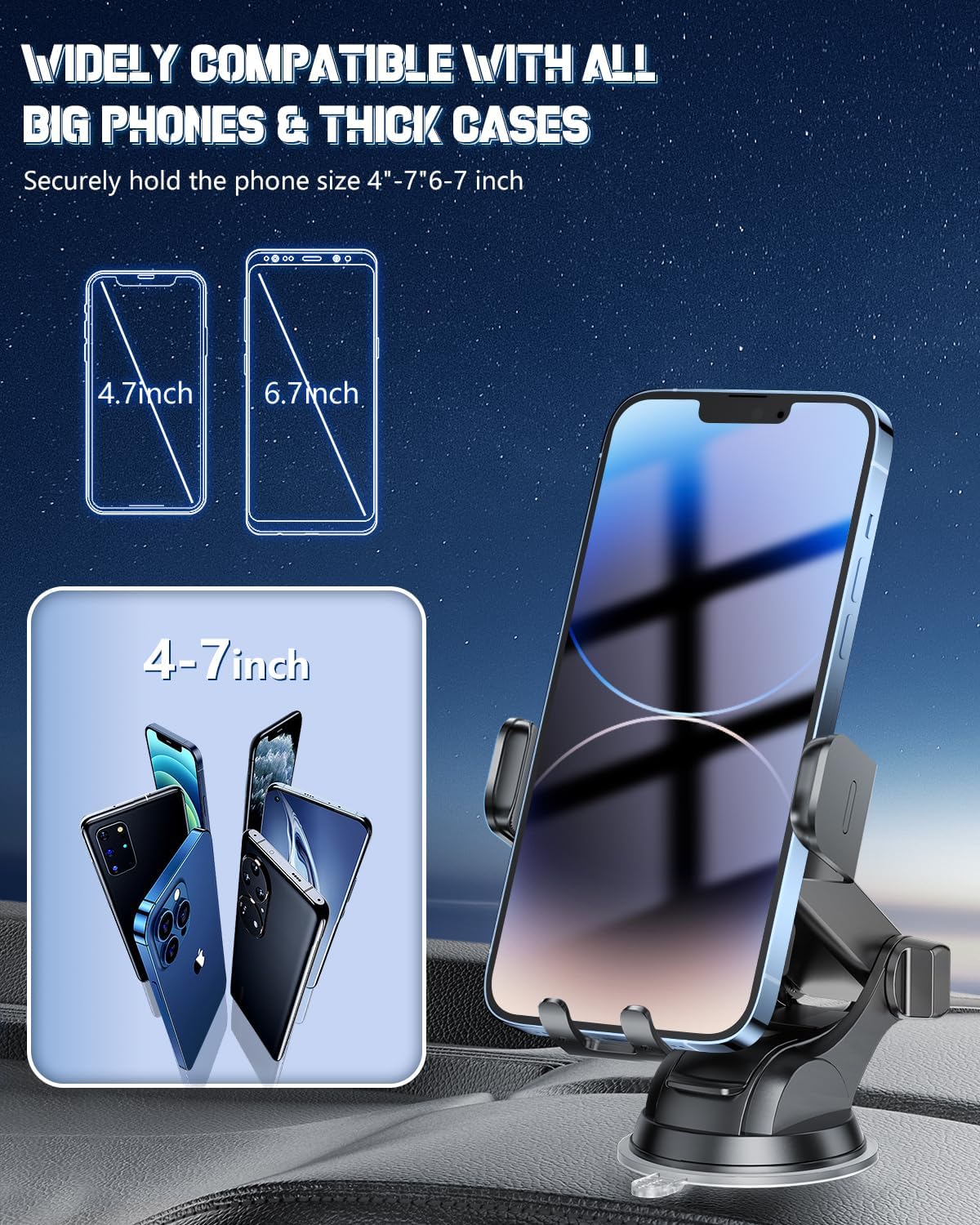 Gravixi™ Wireless Car Charger Mount