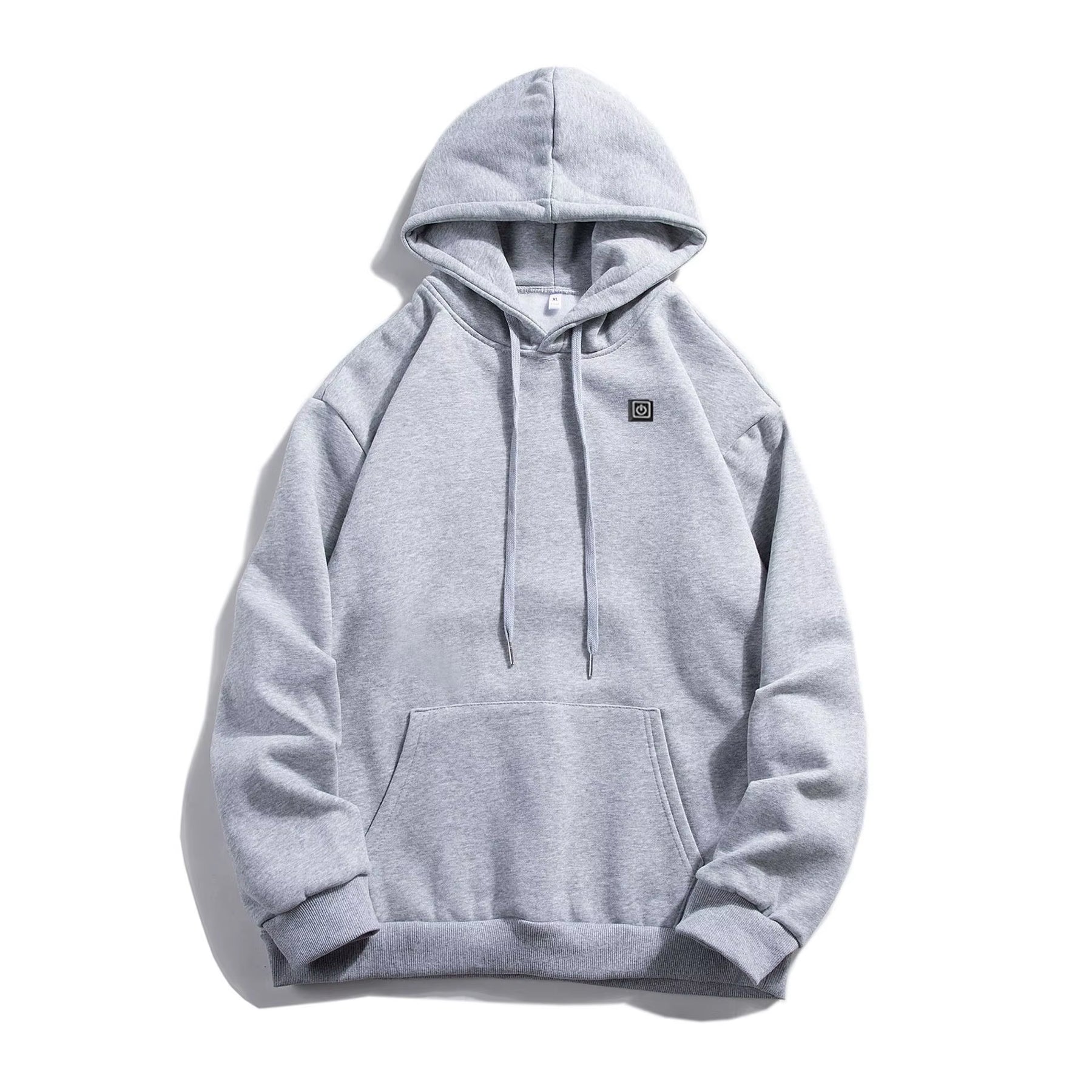 Winter Men'S and Women'S USB Heated Hoodies Cotton Zipper Pocket Wool Thick Lovers Fall/Winter Heating Casual Hoodies