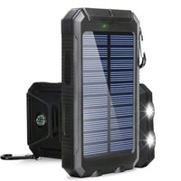Solar Power Bank 80000Mah Portable Charging Poverbank External Battery Charger Strong Light LDE Light for All Smartphones