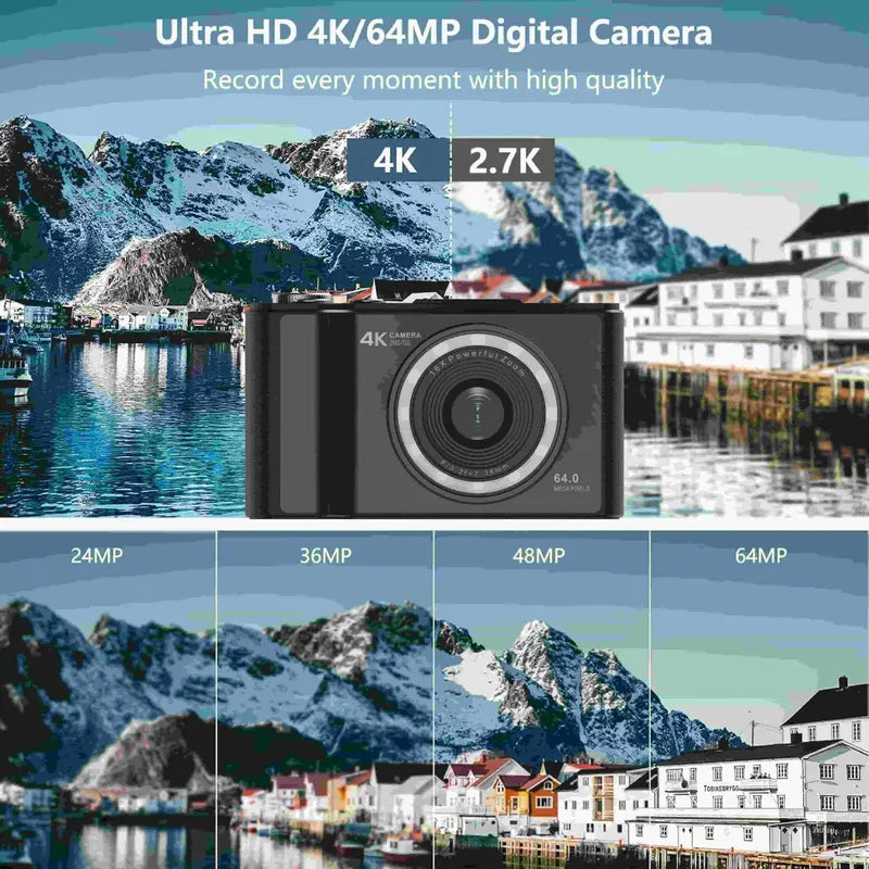 Gravixi™ 4K Digital Camera Pro