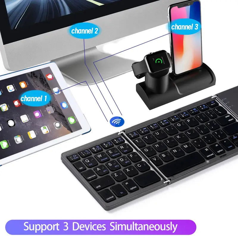 Gravixi™ Mini Foldable Bluetooth Keyboard