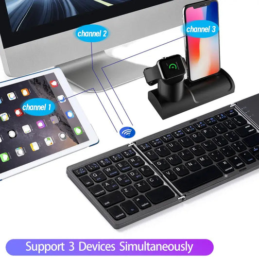 Gravixi™ Mini Foldable Bluetooth Keyboard