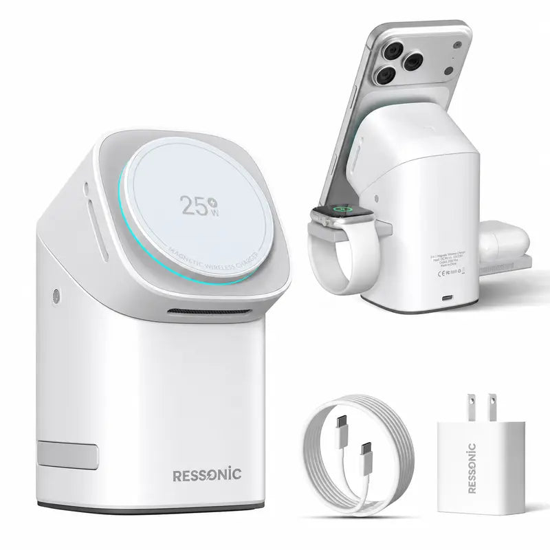 Gravixi™ RESSONICPRO – 3-in-1 Charging Station