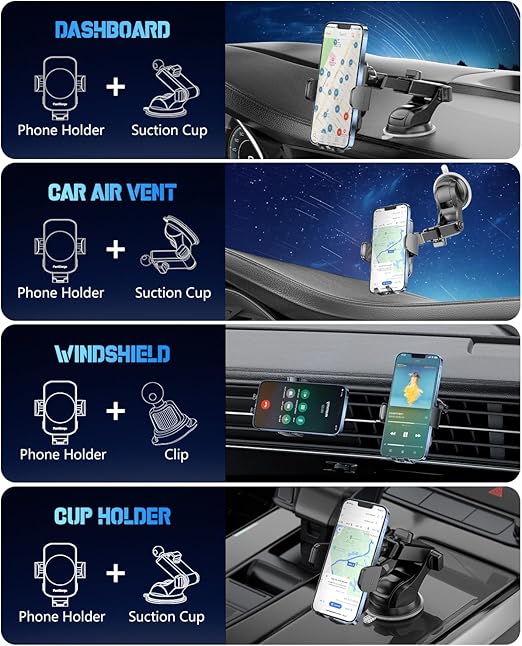 Gravixi™ Wireless Car Charger Mount