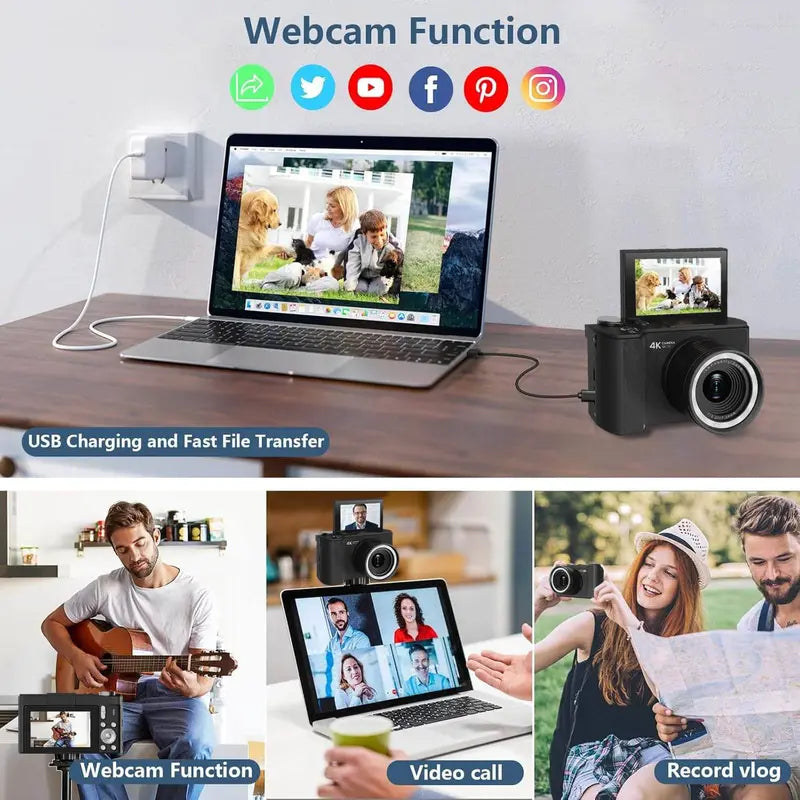 Gravixi™ 4K Digital Camera Pro