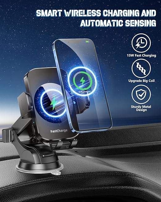 Gravixi™ Wireless Car Charger Mount