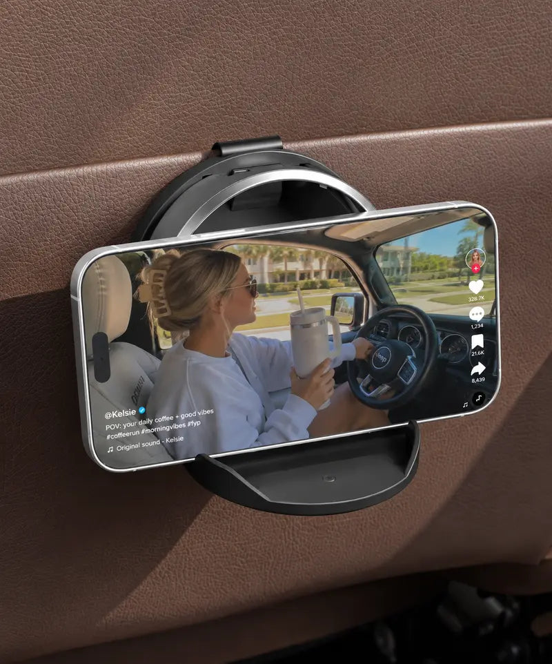 Gravixi CupNest™— Universal Foldable Car Cup Holder