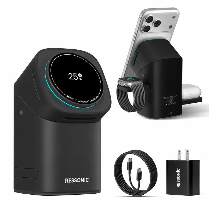 Gravixi™ RESSONICPRO – 3-in-1 Charging Station