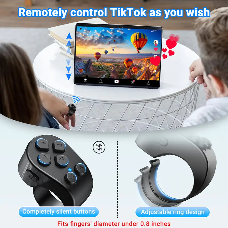 Gravixi ScrollMate™–Wireless Scrolling Ring