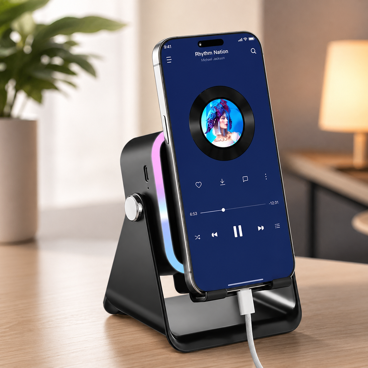 Gravixi SonicBase™– Wireless Induction Speaker Stand