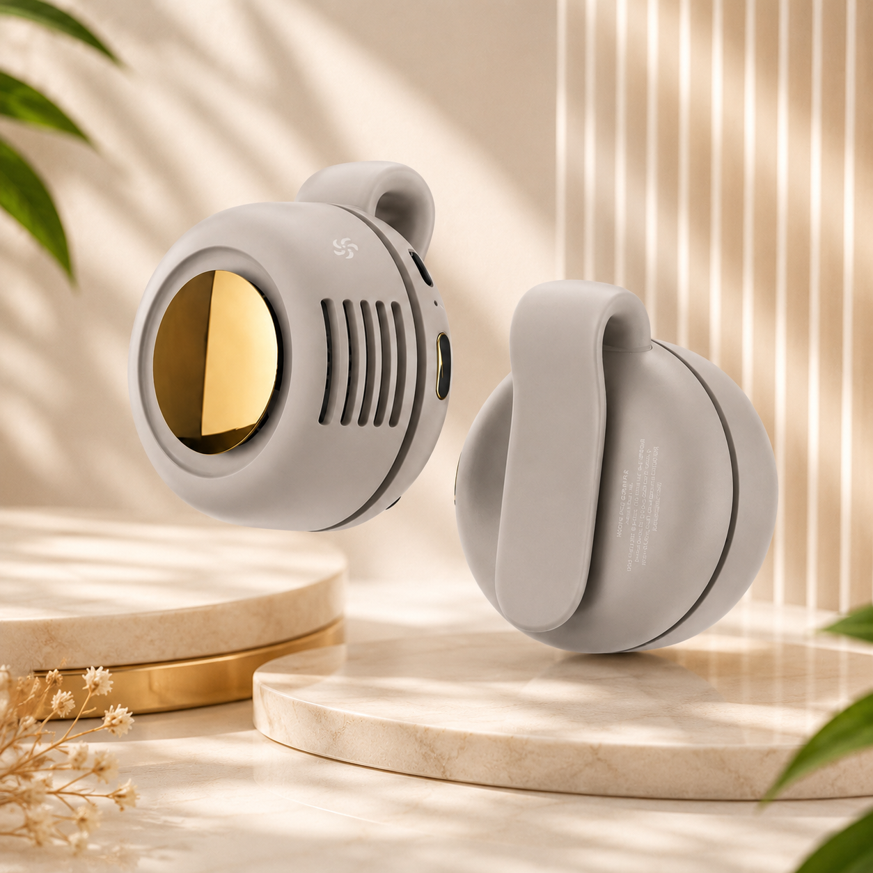 Gravixi AirClip™ – Mini Silent Clip-On Fan