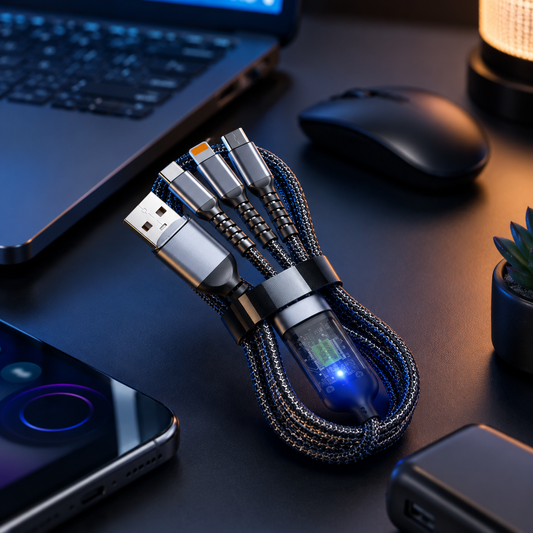 Gravixi™ 3-in-1 HyperCharge Fast Cable