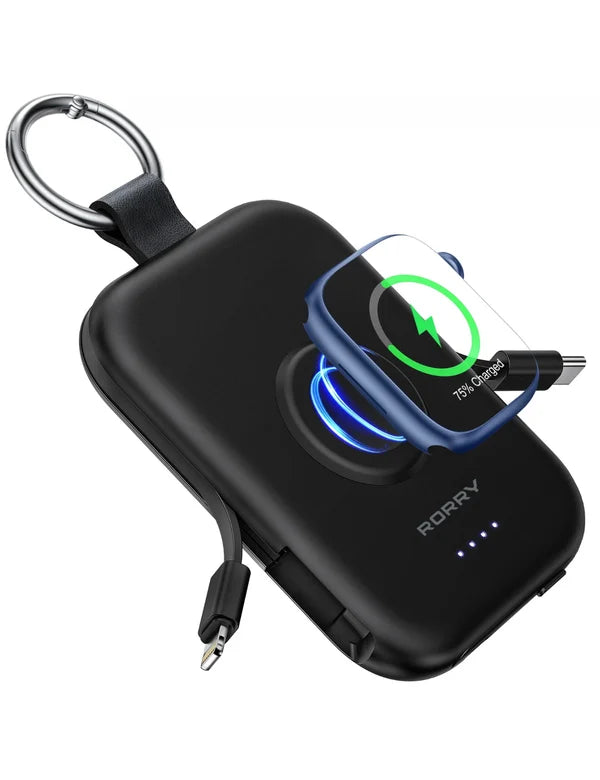 RORRY Portable Charger Power Bank Keychain