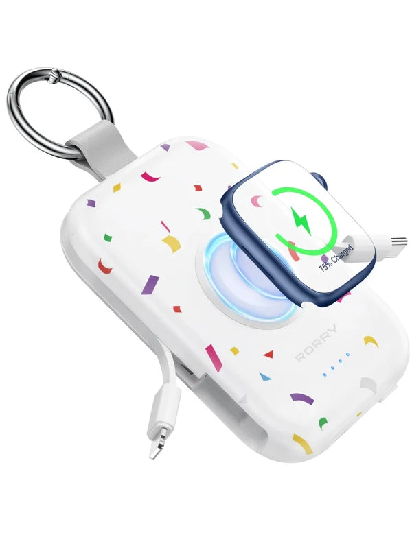 RORRY Portable Charger Power Bank Keychain