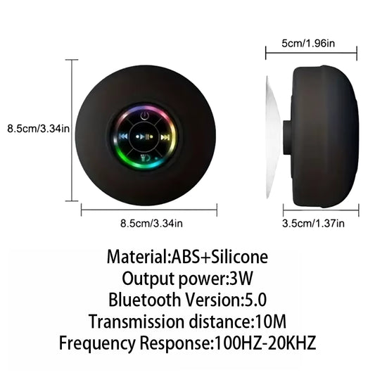Gravixi LumiBeat™ Shower Speaker