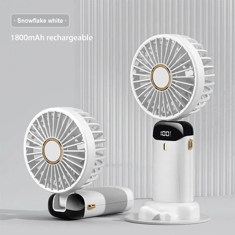 Gravixi MistFlow™ – Portable Rechargeable Misting Fan
