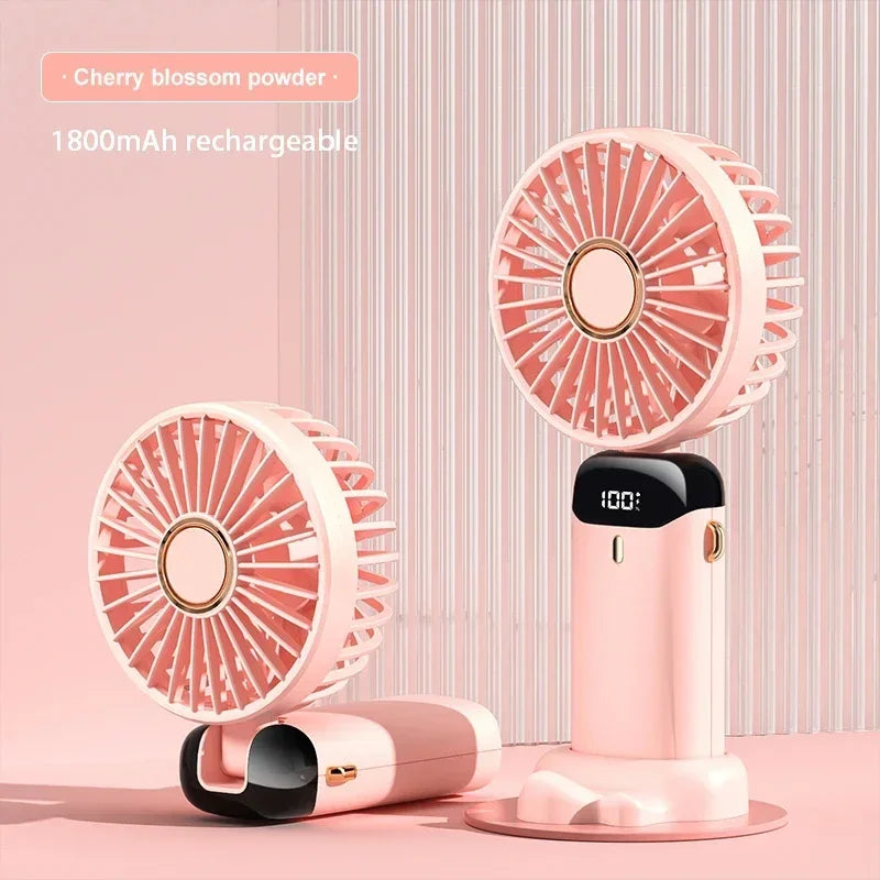 Gravixi MistFlow™ – Portable Rechargeable Misting Fan
