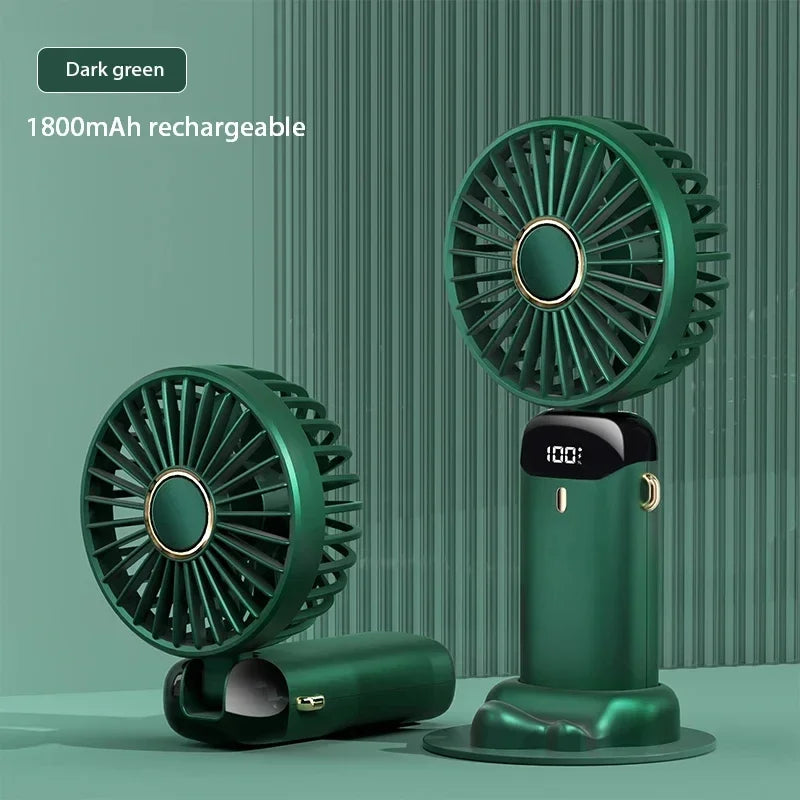 Gravixi MistFlow™ – Portable Rechargeable Misting Fan