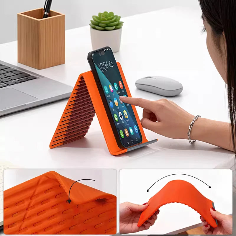 Foldable Silicone Phone Holder & Stand