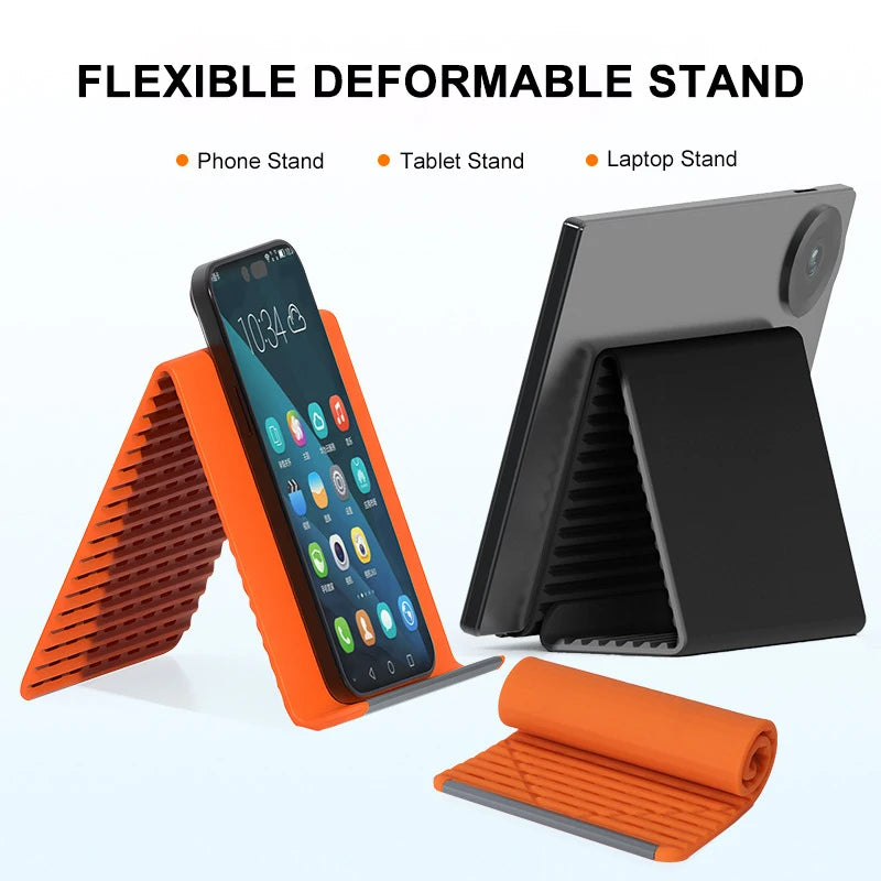 Foldable Silicone Phone Holder & Stand