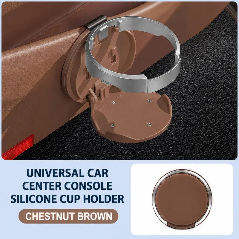 Gravixi CupNest™— Universal Foldable Car Cup Holder