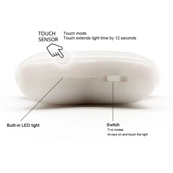 1-3PCS Purse Heart LED Light Handbag Lamp Automatic Motion Activated Purse Heart Shaped Night Light for Women Girls Purse Charm