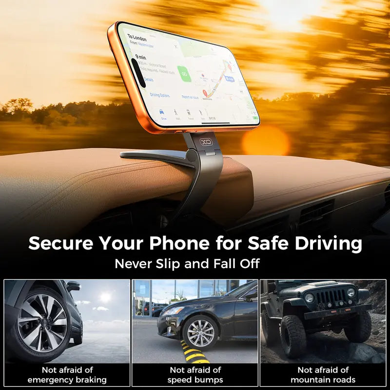 Gravixi™ AutoLock Pro – Magnetic Car Phone Mount