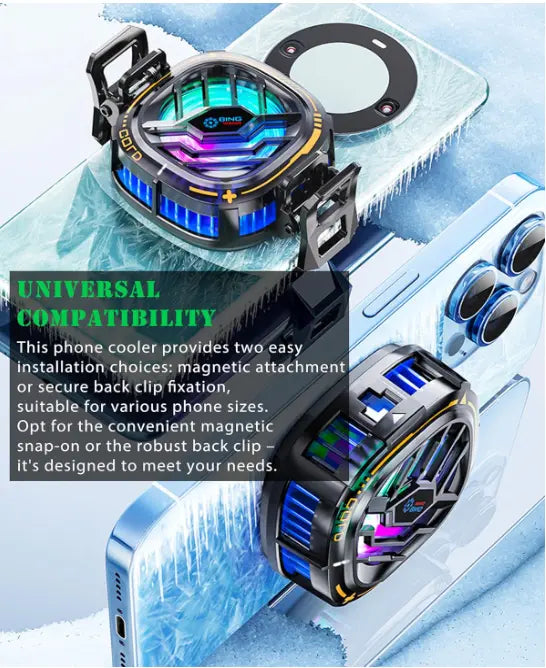 Gravixi ChillCore™ – Phone Cooling Fan