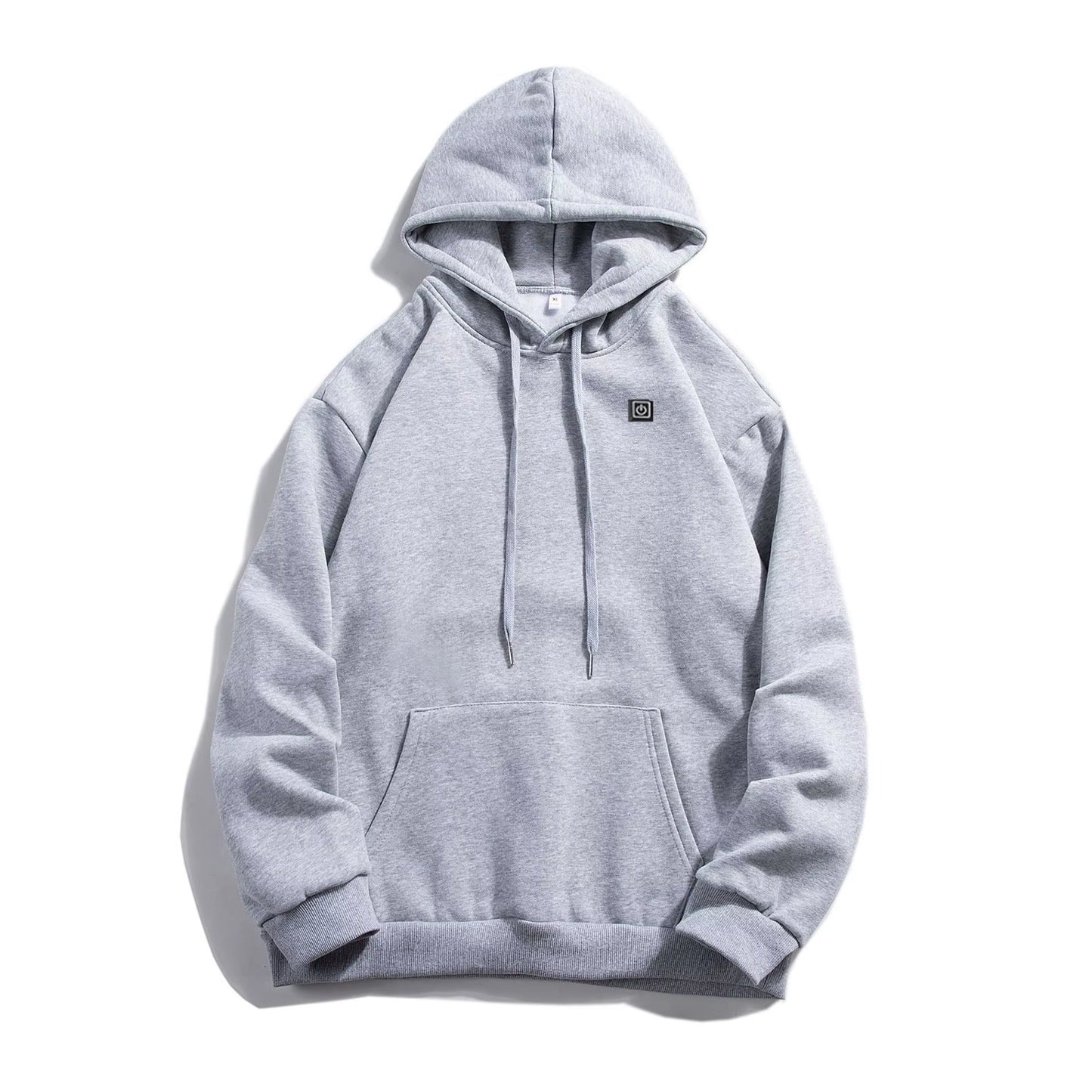 Winter Men'S and Women'S USB Heated Hoodies Cotton Zipper Pocket Wool Thick Lovers Fall/Winter Heating Casual Hoodies