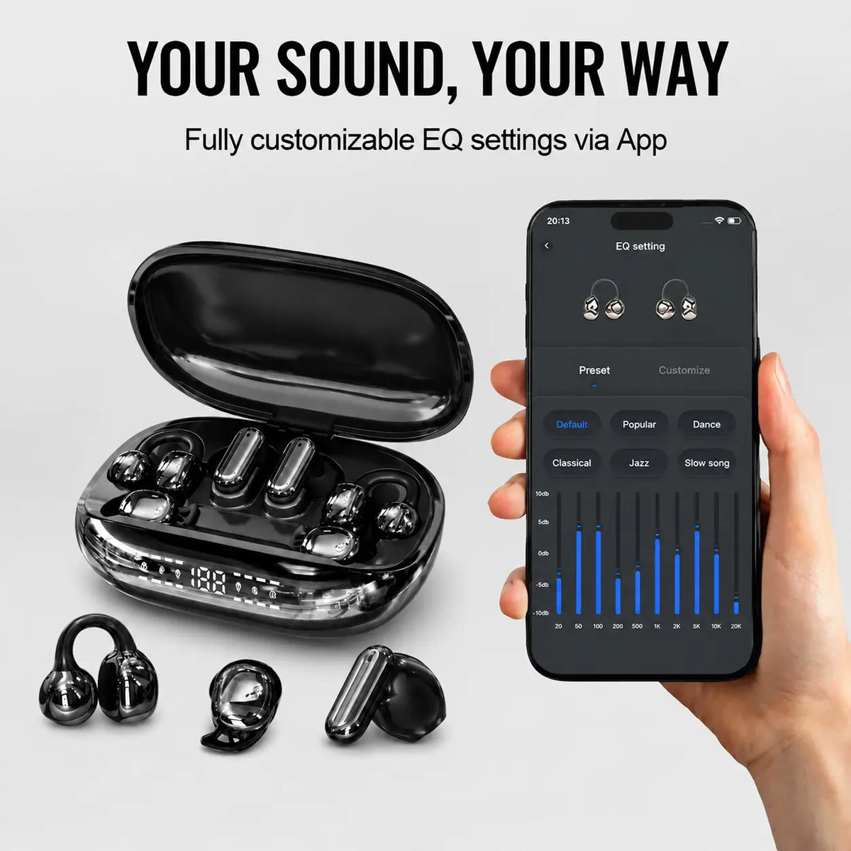 3-in-1 / 6 Wireless earbuds