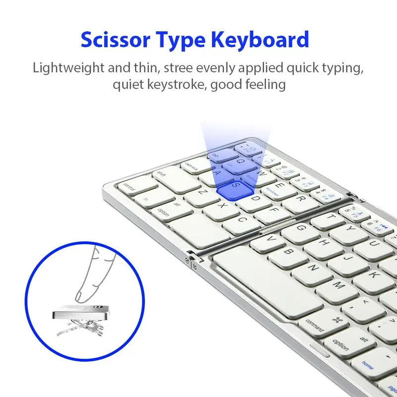 Gravixi™ Mini Foldable Bluetooth Keyboard