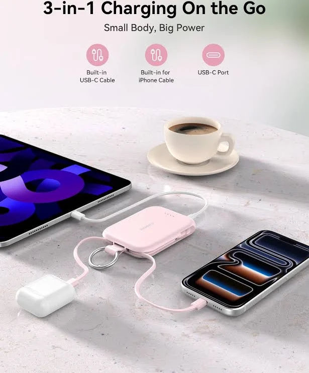 RORRY Portable Charger Power Bank Keychain